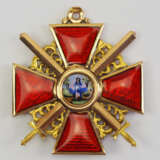 Russland: Orden der heiligen Anna, 2. Modell (1810-1917), 3. Klasse mit Schwertern. - Foto 1