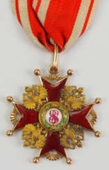 Russland : Kaiserlicher und Königlicher Orden vom heiligen Stanislaus, 2. Modell, 2. Typ (ca. 1841-1917), 3. Klasse.