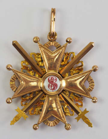 Russland: Kaiserlicher und Königlicher Orden vom heiligen Stanislaus, 2. Modell, 2. Typ (ca. 1841-1917), 3. Klasse, mit Schwertern. - фото 3
