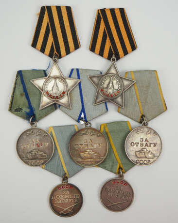 Sowjetunion: Medaille für Tapferkeit beim Brandschutz. - фото 2