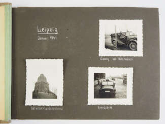 Wehrmacht: Fotoalbum eines Angehörigen der II./ H.Gr. Nachr. Rgt. 530.