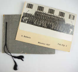 Fotoalbum der 4. Batterie, Flak-Regiment 5 - München 1937.