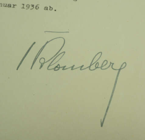 Blomberg, Werner von. - фото 2