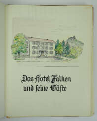 Hotel Falken, Hechingen - Gästebuch.