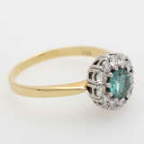 Ring mit farbigem Diamant, - Foto 2