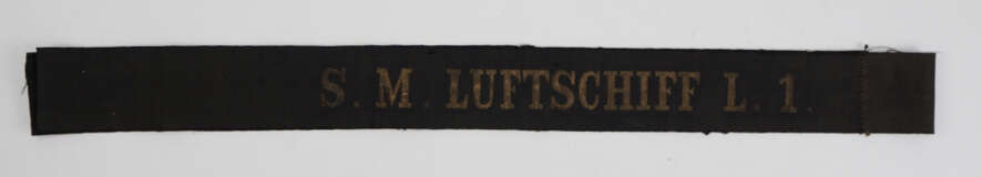 Mützenband: S.M. LUFTSCHIFF L.1. - Foto 1