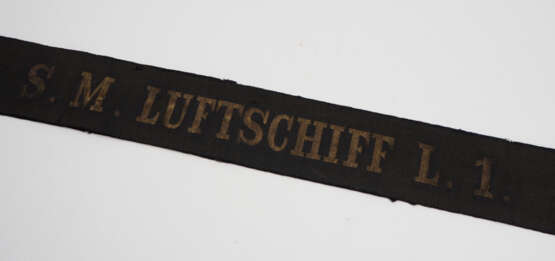 Mützenband: S.M. LUFTSCHIFF L.1. - фото 2