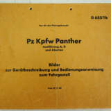 Pz Kpfw Panther Ausführung A, D und Abarten - Bilder zur Gerätbeschreibung und Bedienungsanweisung zum Fahrgestell. - Foto 1