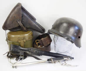 Wehrmacht: Lot Ausrüstung eines Soldaten.