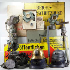 Reichsluftschutzbund: Sammlung Ausrüstung.