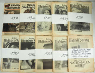 Lot Zeitschriften: Berliner / Kölner Illustrierte Zeitung - 1938/1944.