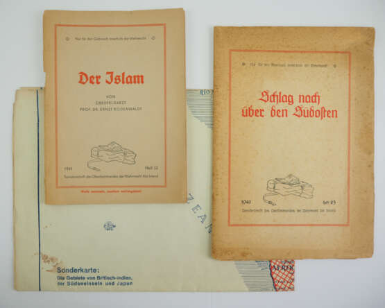 Wehrmacht: Tornisterschrift "Der Islam". - Foto 1