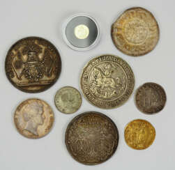 Lot alter Münzen.