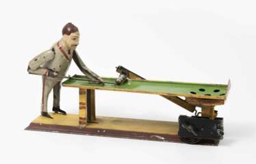 Günthermann-Figur "Billiard-Spieler"