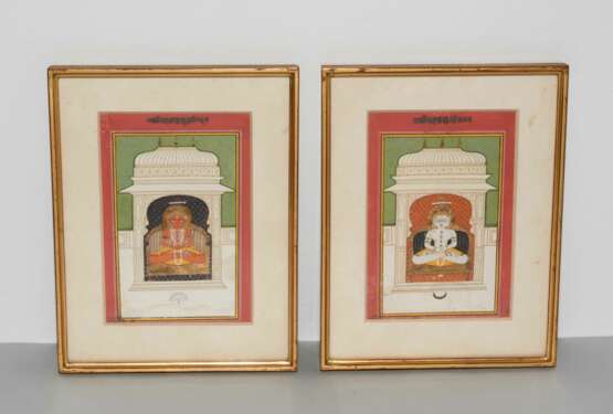 Lot: 7 Jain-Miniaturmalereien - Foto 11