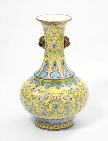 Canton Email Vase - photo 1