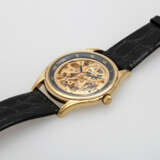 Armbanduhr mit skelettiertem Handaufzugwerk, - Foto 4