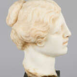 Female marble head in ancient manner - фото 2