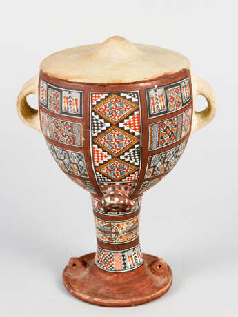 Peruvian ceramic bottle - фото 1