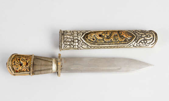 Chinese Dagger with fluted plate - photo 2