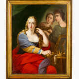 Pompeo Batoni (1708-1787)-circle Portrait of a lady with her servants - Foto 1