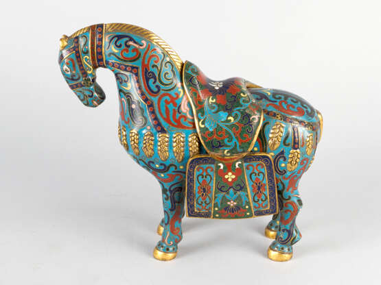 Chinese cloisonné horse - фото 1