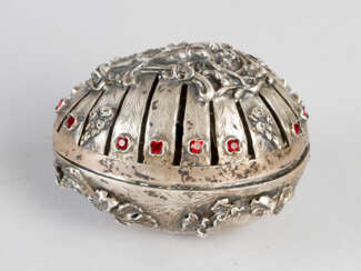 Russian silver egg