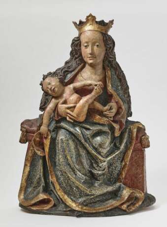 Thronende Madonna. 16. Jahrhundert (?) - photo 1