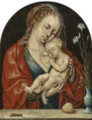 Maria mit dem schlafenden Jesusknaben. Nachfolge Cleve, Joos van 