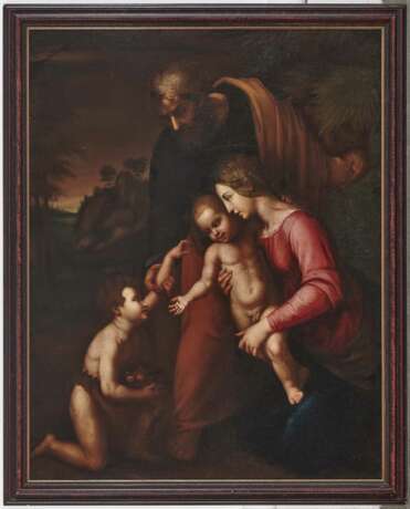 Heilige Familie mit Johannesknaben. nach Raffael (Raffaello Sanzio da Urbino) - Foto 2