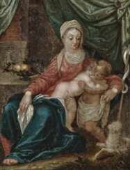 Maria mit dem Kind und dem Johannesknaben. Italien 2. Hälfte 16. Jahrhundert
