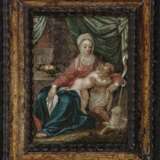 Maria mit dem Kind und dem Johannesknaben. Italien 2. Hälfte 16. Jahrhundert - Foto 2