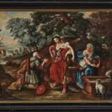 Rebekka und Elieser am Brunnen. Italien (?) 17. Jahrhundert - Foto 2
