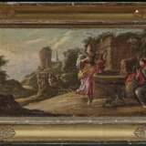 Christus und die Samariterin am Brunnen. Unbekannt 17./18. Jahrhundert - Foto 2
