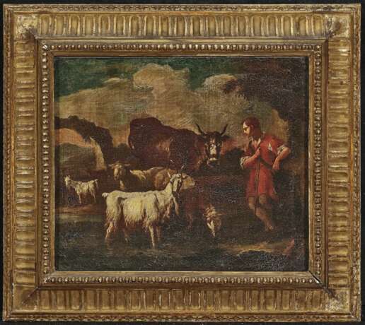Hirte mit Vieh. Roos, gen. Rosa da Tivoli, Philipp Peter, zugeschrieben - photo 2