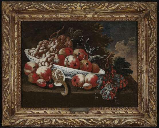 Stillleben mit Früchten. Italien (Neapel?) 17. Jahrhundert - Foto 2