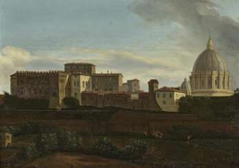 Rom - Blick auf Sankt Peter. Deutsch (?) 19. Jahrhundert