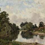 Flusslandschaft mit Figurenstaffage. Cicéri, Eugène - photo 1