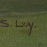 SOPHIE LEY, WIESE MIT BAUM, Öl/Leinwand, gerahmt, signiert. - photo 2