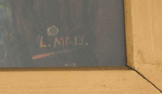 L.MALY, RAUCHENDER ALTER, Öl/Platte, 19./20. Jahrhundert - photo 2