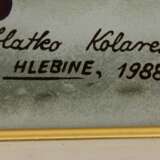 ZLATKO KOLAREK, HLEBINE, hinter Glas gerahmt, Kroatien, 1988. - фото 2