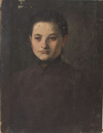 GEORG JAUSS, DAMENPORTRAIT, signiert, Ende 19. Jahrhundert - photo 2