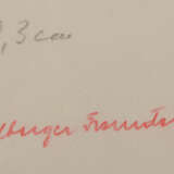 KONV. HANS FISCHER, unter anderem Entwürfe für Einladungen und Speisekarten, Deutschland, 20. Jahrhundert - Foto 41