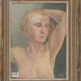 UNBEKANNTER KÜNSTLER, Frauenportrait, Öl/Platte, 1929. - фото 1