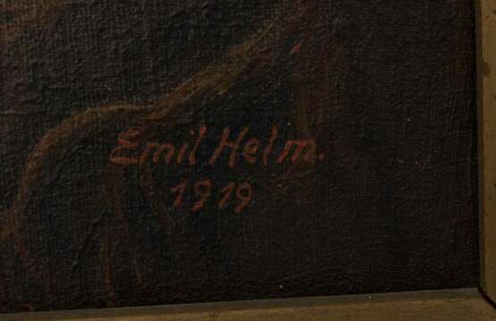 SIGN. EMIL HOLM, Die Büßende Maria Magdalena, Öl/Leinwand, 20. Jahrhundert - photo 2