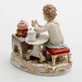 MEISSEN 'Amor, Kakao zubereitend', 19. Jahrhundert - фото 3