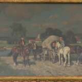 WILHELM VELTEN, Männer auf Pferden, Öl/Platte, 19./20. Jahrhundert - фото 2