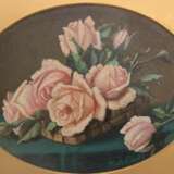 NIKOLAI KATCHINSKI, Zwei Ovale Blumenstilleben, Öl/Karton, 20. Jahrhundert - фото 4