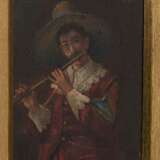Sig. THIELEMANN/FIDT, Zwei Flötenspieler, Öl/Lw, Öl/Holz,19./20. Jahrhundert - Foto 6