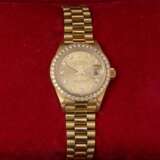 ROLEX DATEJUST, Ladies, 18k Gold, President Armband, Dez. 1994, Ref: 69178. - фото 10